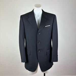 Corneliani Extrafine Virgin Wool Pinstripe Blazer